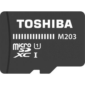 Toshiba - M203 - Geheugenkaart - Leessnelheid tot 100 MB/s - Schokbestendig en Waterbestendig