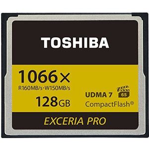 Toshiba THN-C501G1280E6 Exceria CF geheugenkaart, 128 GB