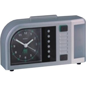 Time Flash - Flitswekker - Zilver - Analoge Wekker