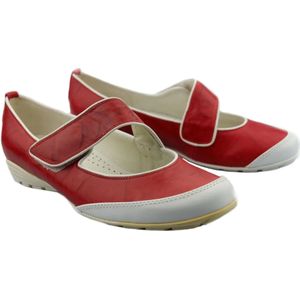 Gabor 84.122.55 - dames ballerina - rood - maat 37.5 (EU) 4.5 (UK)