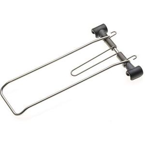 Racktime Unisex - volwassenen Clampit verpakt drager, zwart, 1 maat