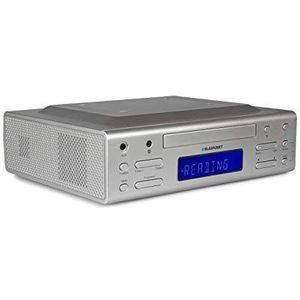 Blaupunkt Keukenradio KRC 30 SV, PLL-FM-radio, aux-in, cd-weergave, lcd-display met achtergrondverlichting, 2 korte wekkers