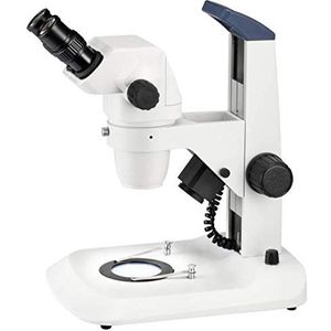ESCHENBACH OPTIK Zoom stereo microscoop; 6,7 x 45 x oplicht-/doorlichtstereomroscoop met zoom; 45x vergroting; met LED op-/doorlichting
