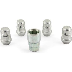 H&R Wielslotenset M12x1.25 Konisch - 4 Slotmoeren IncAdapter