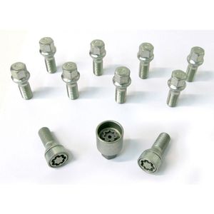 H&R Wielboutenset Konisch M14x1.25 - Lengte 31mm - 10 Stuks - IncWielsloten