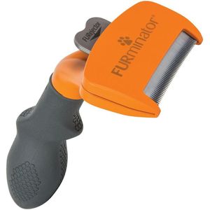 FURminator Deshedding Tool voor Middelgrote Honden - Langharig - Grijs