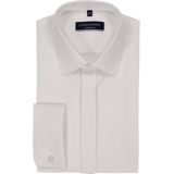 Casa Moda - Gala - Overhemd - Wit - Lange Mouw - 100% Katoen - Kent Kraag - Poplin