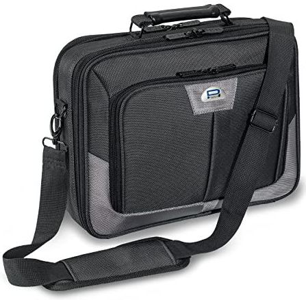 PEDEA Laptoptasche Premium Notebook-Tasche bis 13,3 Zoll (33,8 cm) Umhängetasche mit Schultergurt, Grau