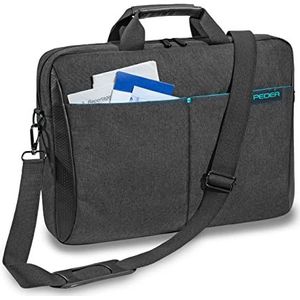 PEDEA Laptoptas ""Lifestyle"" laptoptas voor laptop tot 17,3 inch (43,9 cm) schoudertas, zwart