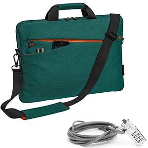 PEDEA laptoptas ""Fashion"" notebooktas tot 17 17,3 inch mit Schloss turquoise