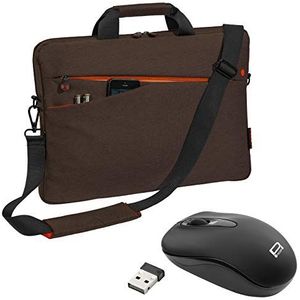 Pedea Laptoptas Fashion 13,3 / 15,6 / 17,3 inch (33,8 cm) met muis, bruin