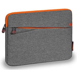 PEDEA ""Fashion laptop-beschermhoes voor 10,1 inch (25,7 cm), grijs/oranje