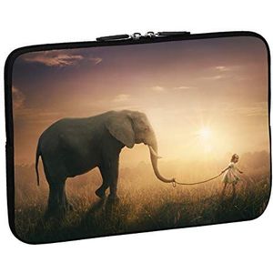 PEDEA Beschermhoes voor laptop tot 15,6 inch (39,6 cm), olifant