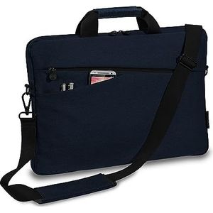 Pedea Laptoptas Fashion Notebook-tas tot 13,3 inch (33,8 cm) schoudertas met schouderriem, grijs/oranje, blauw/zwart, 17,3 Zoll