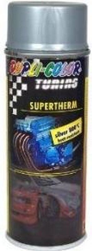 Dupli-Color supertherm hittebestendige lak zilver - 400 ml.