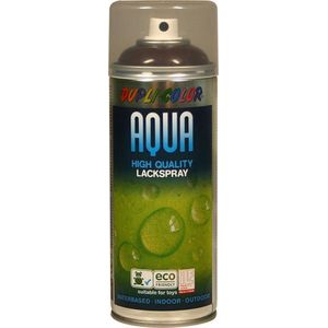 Dupli-Color aqua hoogglans lak chocoladebruin (RAL 8017) - 350 ml.
