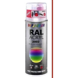 Dupli-Color acryllak hoogglans RAL 2002 vermiljoen - 400 ml.