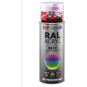 Dupli-Color acryllak mat RAL 9017 verkeerszwart - 400 ml