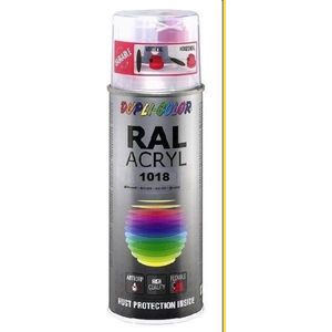 Dupli-Color acryllak hoogglans RAL 1018 zinkgeel - 400 ml.