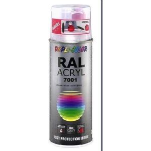 Dupli-Color acryllak hoogglans RAL 7001 zilvergrijs - 400 ml.