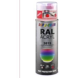 Dupli-Color acryllak hoogglans RAL 3015 licht roze - 400 ml