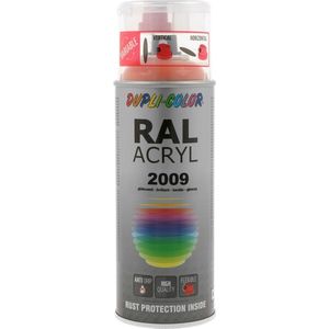 Dupli-Color acryllak hoogglans RAL 2009 verkeersoranje - 400 ml.