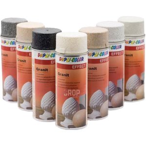 DupliColor Graniet Verf WIT spuitbus 400ml