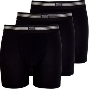 Jockey - Boxershort - Zwart - Set van 3 - Zonder Gulp