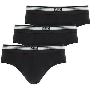 Jockey Slip »Cotton Stretch Brief«, (3er Pack), Mittlere Bundhöhe