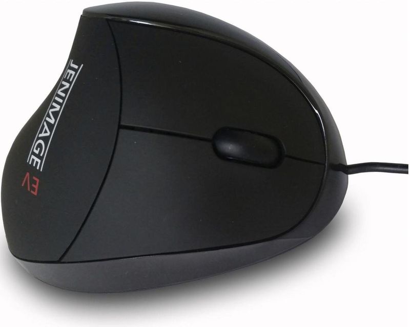 Jenimage - JI-CS-01 - Ergonomische Muis - Zwart - Design Ergo Muis