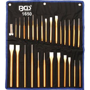 BGS Beitel - doorslag en drevel  set - Extra groot - XXL- BGS1650