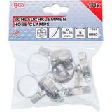 BGS Slangklem roestvrij 16 x 25 mm 10 delig