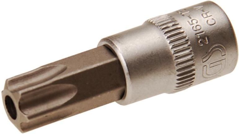 BGS Bit-Einsatz Antrieb Innenvierkant 6,3 mm (1/4") T-Profil (für Torx) mit Bohrung T50 - 2165-T50