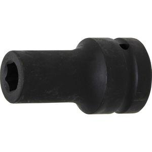 BGS Kraft-Steckschlüssel-Einsatz Sechskant tief Antrieb Innenvierkant 25 mm (1") SW 17 mm - 5500-17