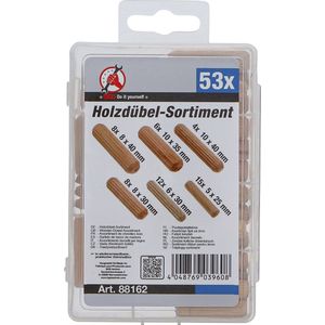 BGS Assortiment deuvels Ø 5 - 10 mm 53 delig
