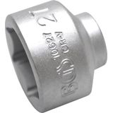 BGS Steckschlüssel-Einsatz Sechskant Antrieb Innenvierkant 10 mm (3/8") SW 27 mm - 10627
