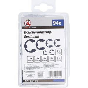 BGS E-borgring assortiment 3 - 15 mm, 94 delig