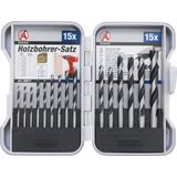 Houtboren set - 3mm - 10mm - 15 delig - in doosje - BGS50817