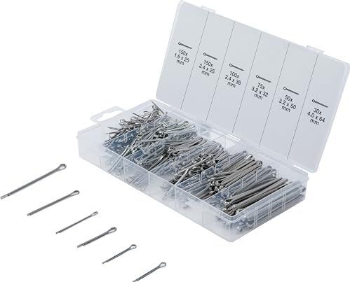 BGS - 8048-1 - Splitpen Assortiment - Roestvrij Staal - Ø 1,6-4,0 mm - 555-dlg.