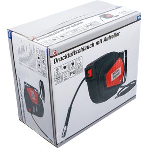BGS Persluchtslang met oproller automatisch 10 meter + 1.5 meter