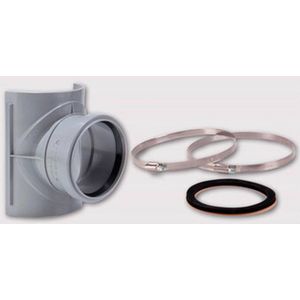 Airfit - 28119SA - Zadeltak - Inclusief 2 Roestvrijstalen Bevestigingsklemmen - DN 110 x DN 90