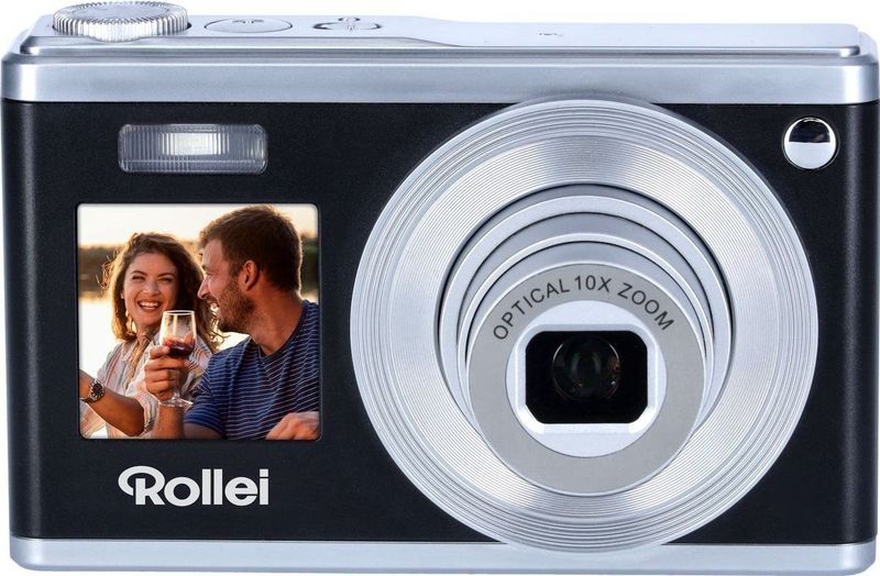 Rollei - Compactline 10x Zoom - Digitale Camera - Zwart - Robuust Ontwerp