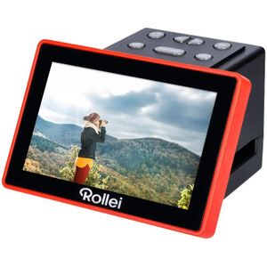Rollei DiaFilm DF-S 1300 SE 13 megapixel Mulit Scanner met 5 inch TFT-LCD-kleurendisplay voor dia's en negatieven, ideaal voor het scannen van foto's en dia's.
