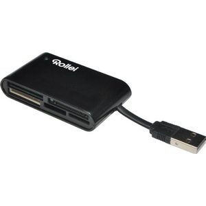 Rollei Card Reader Go On Externe All-in-One kaartlezer zwart