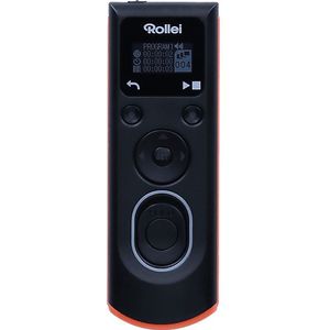 Rollei 28116 afstandsbediening voor Nikon - maakt afstandsbediening mogelijk, lange afstanden, seriebeeld- en tijdsintervallen voor het opnemen van uw Canon DSLM/DSLR-camera met verlicht OLED-display