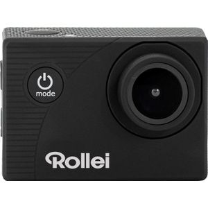 Rollei Actioncam 372 actiecamcorder met Full HD videoresolutie van 1080p/30 fps, groothoeklens, waterdicht tot 30 m, incl. onderwaterbeschermingsbehuizing, zwart