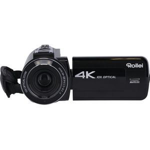 Rollei Movielijn UHD10X (4 Mpx, 60p, 10 x), Videocamera, Zwart