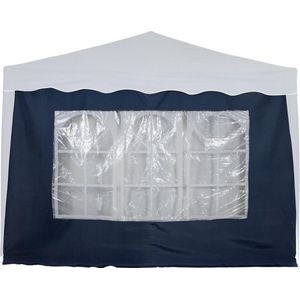 INSTENT® Basis zijwand/zijdeel voor paviljoen 3x3m met raam of ritssluiting, waterafstotend en ademend, kleur naar keuze, voor feesttent, partytent