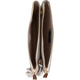 Handtaschen taupe Schultertasche Milva -