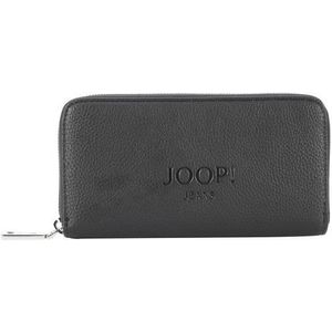 JOOP! Jeans Zwarte Leren Ritsportemonnee 4130000868